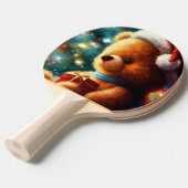 Raquette De Ping Pong Ours en peluche de Noël (3) (Devant Angle)
