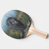 Raquette De Ping Pong Ours noir (Côté)
