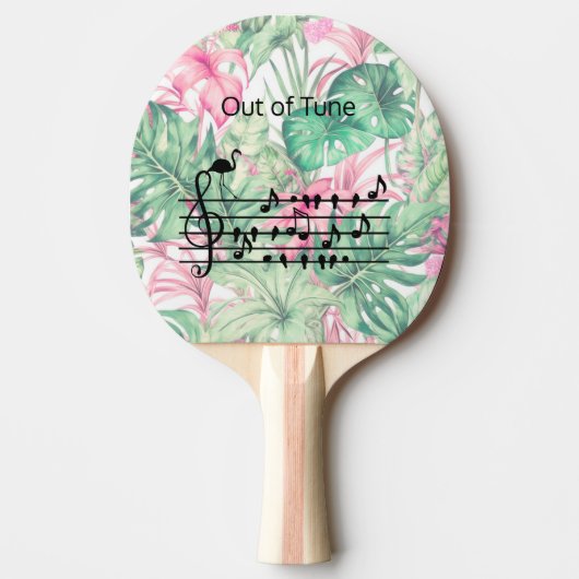 Raquette De Ping Pong Out of Tune Flamingo (Devant)