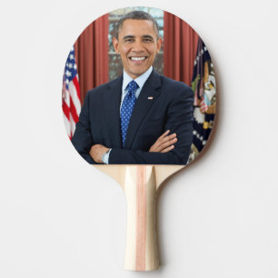 Raquette De Ping Pong Oval Office Portrait, Obama Barack Président des É