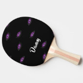 Raquette De Ping Pong Oyeux de chat de nom personnalisé (Côté)