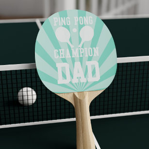 Raquette De Ping Pong Paddle Champion de Ping Pong Vert de papa