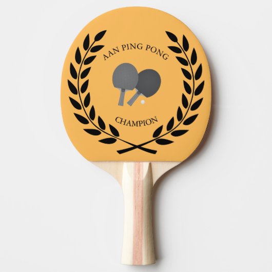 Raquette De Ping Pong Paddle Champion Ping Pong Personnalisé (Devant)
