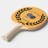Raquette De Ping Pong Paddle Champion Ping Pong Personnalisé (Devant Angle)