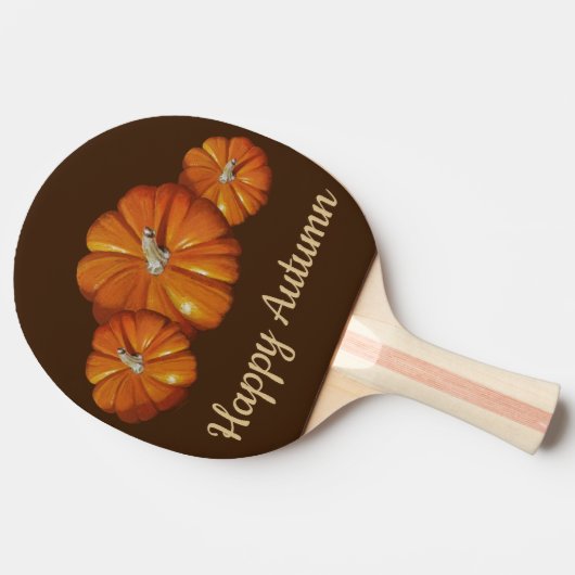 Raquette De Ping Pong Paddle citrouille Ping Pong (Côté)