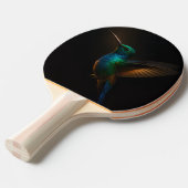 Raquette De Ping Pong Paddle de ping-pong Black 4 Luxe, Colibri volant (Devant Angle)