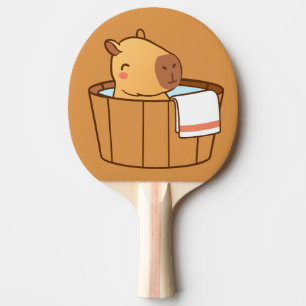 Raquette De Ping Pong Paddle de ping-pong Capybara   Drôle animal thème