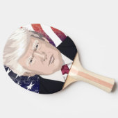 RAQUETTE DE PING PONG PADDLE DE PING PONG DONALD TRUMP (Côté)