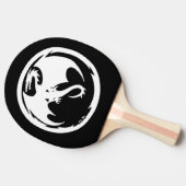Raquette De Ping Pong Paddle de ping-pong Dragon blanc (Côté)