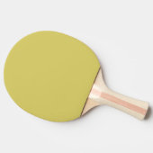 Raquette De Ping Pong Paddle de ping-pong jaune chaud doux (Côté)