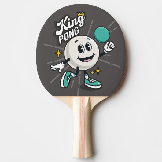 Raquette De Ping Pong Paddle de ping-pong King Pong (Devant)
