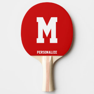 Raquette De Ping Pong Paddle de ping-pong monogramme pour ping-pong