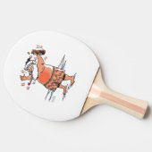 Raquette De Ping Pong Paddle de ping-pong Père Noël ivre (Côté)