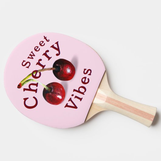 Raquette De Ping Pong Paddle Ping Ping Cherries (Côté)