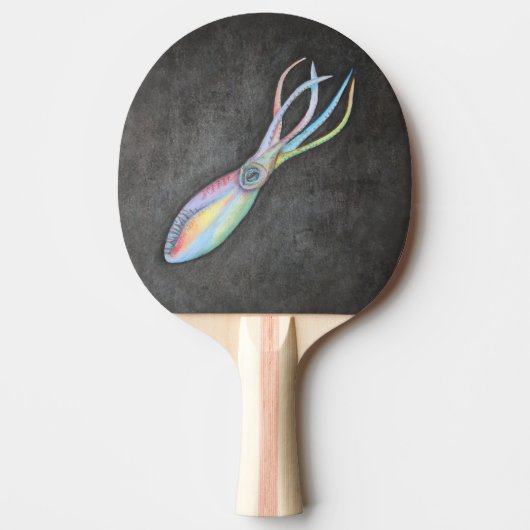Raquette De Ping Pong Paddle-Ping-Ping de calmar arc-en-ciel (Devant)