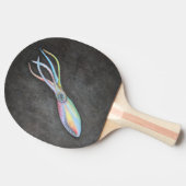 Raquette De Ping Pong Paddle-Ping-Ping de calmar arc-en-ciel (Côté)