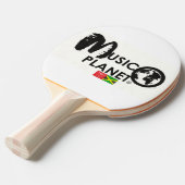 Raquette De Ping Pong Paddle Ping Ping PLANET MUSIQUE (Devant Angle)