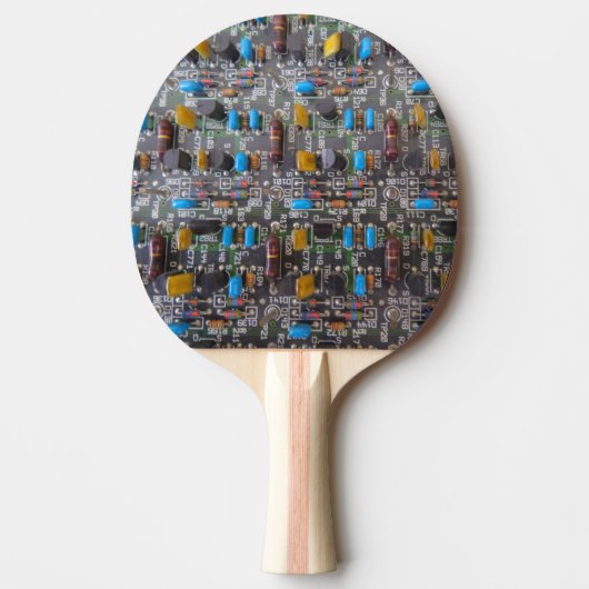 Raquette De Ping Pong Paddle Ping Ping Pong, Rouges en caoutchouc (Devant)