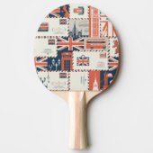 Raquette De Ping Pong Paddle Ping Pong du London Post (Devant)
