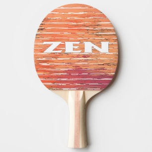 Raquette De Ping Pong Paddle ping pong en roseaux blancs Zen