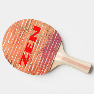 Raquette De Ping Pong Paddle ping pong en roseaux rouges zen