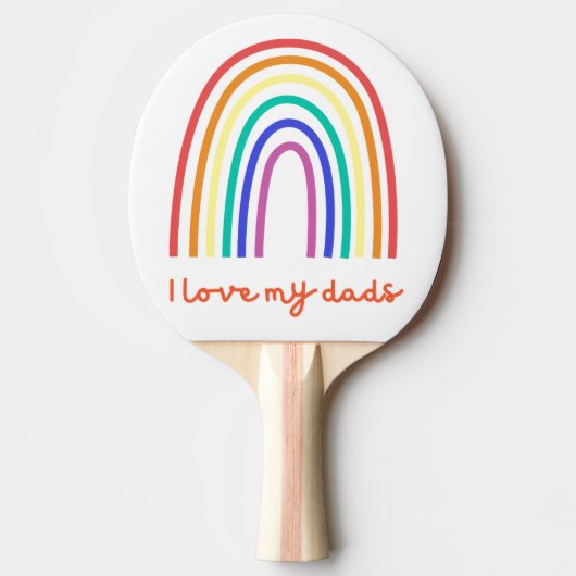 Raquette De Ping Pong Paddle Rainbow Ping Ping (Devant)