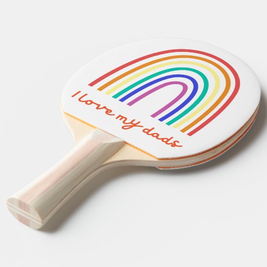 Raquette De Ping Pong Paddle Rainbow Ping Ping (Devant Angle)