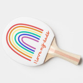 Raquette De Ping Pong Paddle Rainbow Ping Ping (Côté)