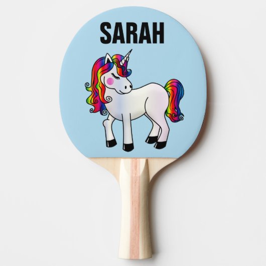 RAQUETTE DE PING PONG PADDLES UNICORN PING PONG PERSONNALISÉES (Devant)