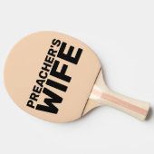 RAQUETTE DE PING PONG PADLE DE PING-PONG DE LA FEMME DU PRACHER (Côté)