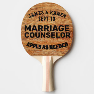 RAQUETTE DE PING PONG PADLES DE PING PONG MARIAGE PERSONNALISÉES, CONSEI