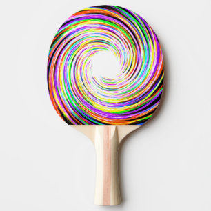Raquette De Ping Pong Pagaie à bascule à étincelles colorées