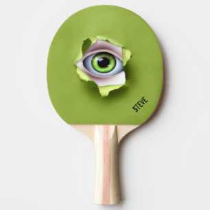 Raquette De Ping Pong Pagaie à bascule à oeil vert