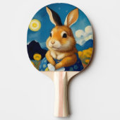 Raquette De Ping Pong Pagaie à bascule Starry Spring Bunny Ping (Dos)