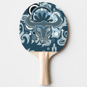 Raquette De Ping Pong Pagaie Abstraite de ping-pong