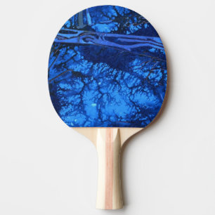 Raquette De Ping Pong Pagaie Abstraite Ping Pong "Deep Water #3"