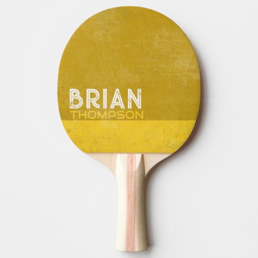Raquette De Ping Pong Pagaie cool Monogram Mustard Ping-Pong (Devant)