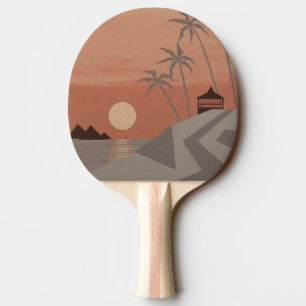 Raquette De Ping Pong Pagaie cool TROPICS Ping-Pong