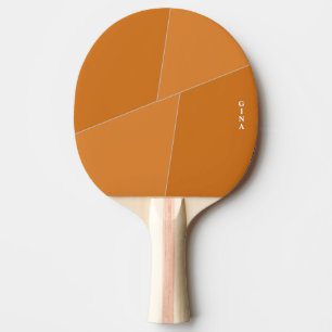 Raquette De Ping Pong Pagaie de deux tons orange Ping Pong Personnalisée