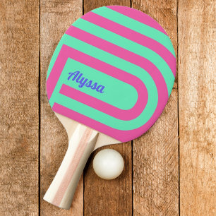 Raquette De Ping Pong Pagaie de pagaie de pagaie en Maze Lined
