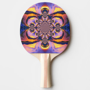 Raquette De Ping Pong Pagaie de ping de nuages de feu