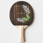 Raquette De Ping Pong Pagaie de ping de papillon vert rustique (Devant)