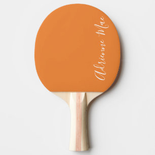 Raquette De Ping Pong Pagaie De Ping De Ping De Neon Orange Personnalisé