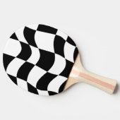 Raquette De Ping Pong Pagaie de ping de tableau de contrôle Abstraite (Côté)