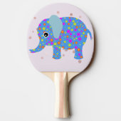Raquette De Ping Pong Pagaie de ping éléphant bleu (Dos)