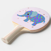 Raquette De Ping Pong Pagaie de ping éléphant bleu (Devant Angle)