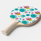 Raquette De Ping Pong Pagaie de ping floral (Devant Angle)