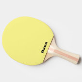 Raquette De Ping Pong Pagaie De Ping Jaune Texte Différent, Les Deux Côt (Côté)