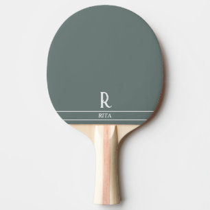 Raquette De Ping Pong Pagaie de ping Monogramme Moss Green