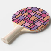 Raquette De Ping Pong Pagaie de ping monogramme personnalisée pour Motif (Devant Angle)